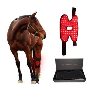 Horse Leg Red Light Therapy Wrap — Equine Recovery Boot with Far-Infrared Heat