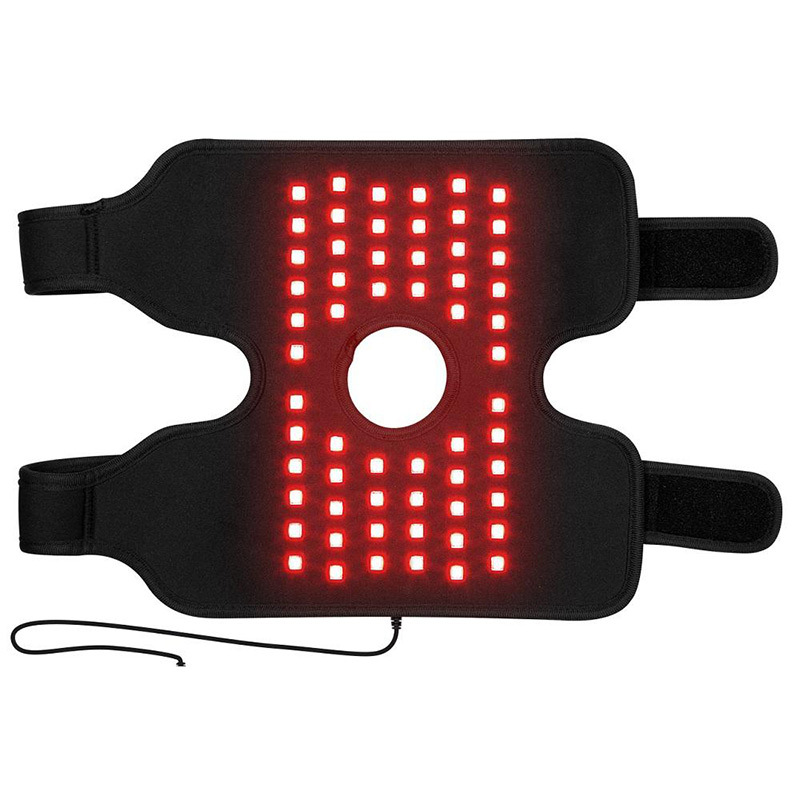Red Light Therapy Knee Wrap — LED Far-Infrared Heat Pad for Knee Joint Pain & Recovery