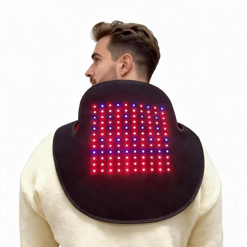 Red Light Therapy Neck & Shoulder Wrap — LED Far-Infrared Heat Pad for Cervical Pain Relief - Image 2