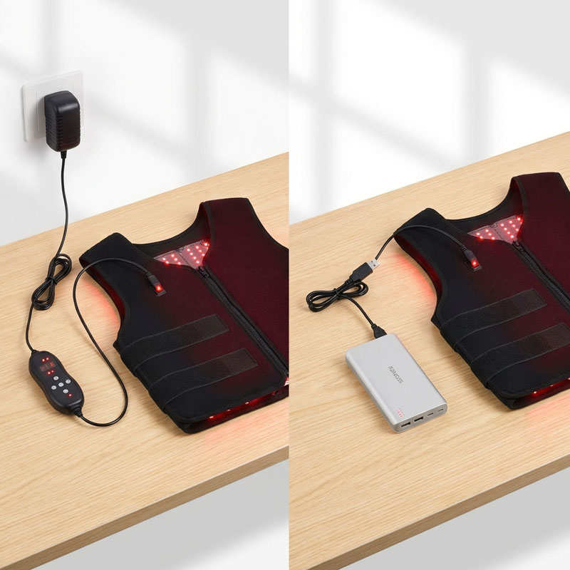Red Light Therapy Vest — Far-Infrared Heating Shoulder & Back Therapy Waistcoat - Image 6